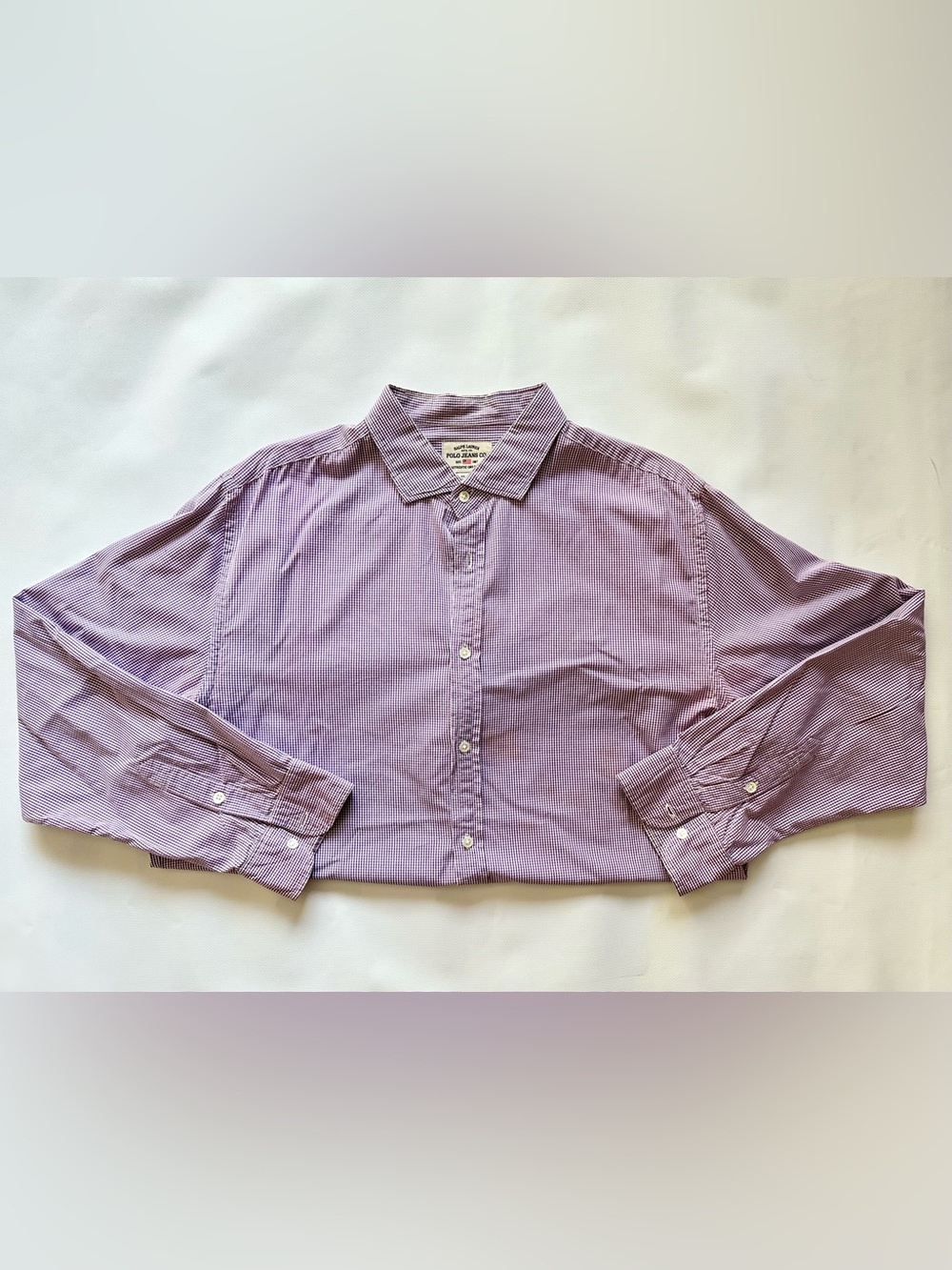 Ralph Lauren Polo Jeans Co. Purple Button-Down Dress Shirt Size XXL